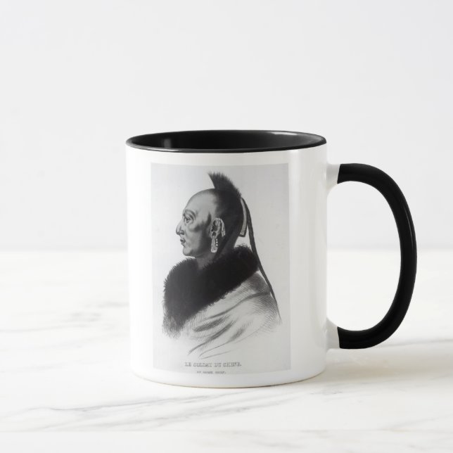 Le Soldat du Chene, ein Osage-Leiter Tasse (Rechts)