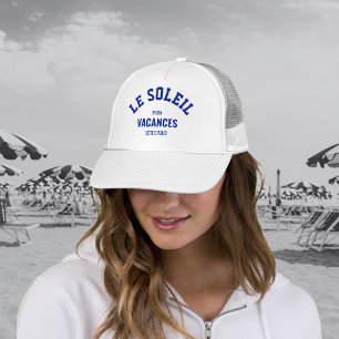 Le Soleil Vacances Côte d'Azur Azure Blue Truckerkappe