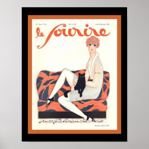 Le Sourire French Deko 1928 Cover 11x14