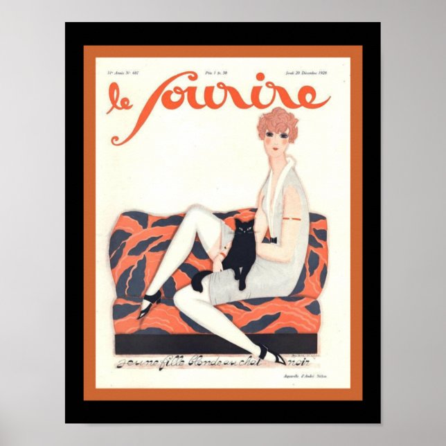 Le Sourire French Deko 1928 Cover 11x14 (Vorne)
