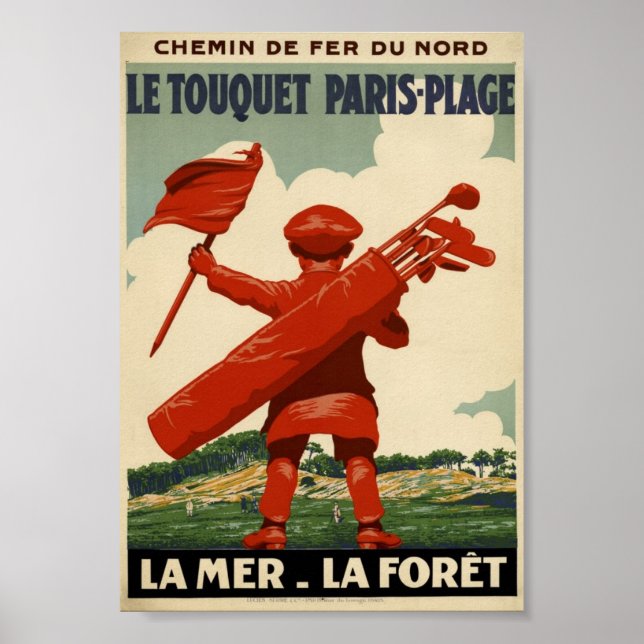 Le Touquet Paris-Plage Poster (Vorne)