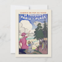 Le Touquet-Paris-Plage Vintage Poster der 20er Jah