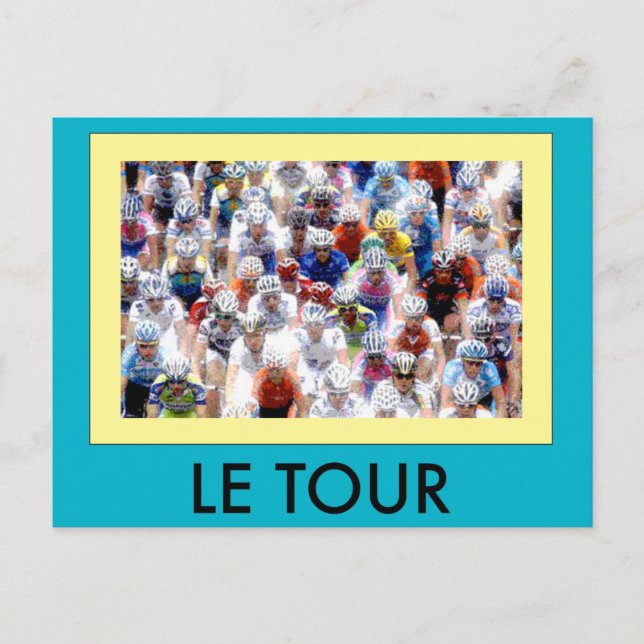 Le Tour Postkarte (Vorderseite)