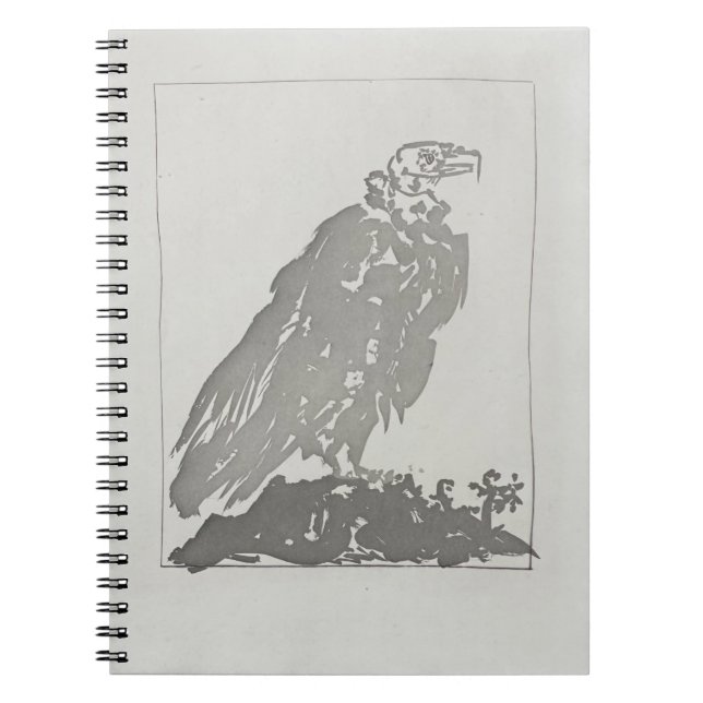 Le Vautour (The Vulture) Notizblock (Vorderseite)