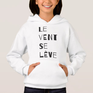 Le Vent Se Leve - Black Hoodie