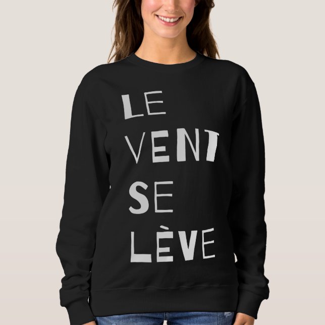 Le Vent Se Leve - White Hoodie (Vorderseite)