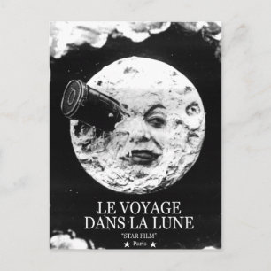 Le Voyage Dans La Lune (Eine Mondreise) Postkarte