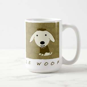 Le Woof Niedlich Puppy Dog Kaffeetasse