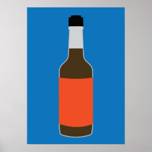 Lea & Perrins Minimalistisch Poster
