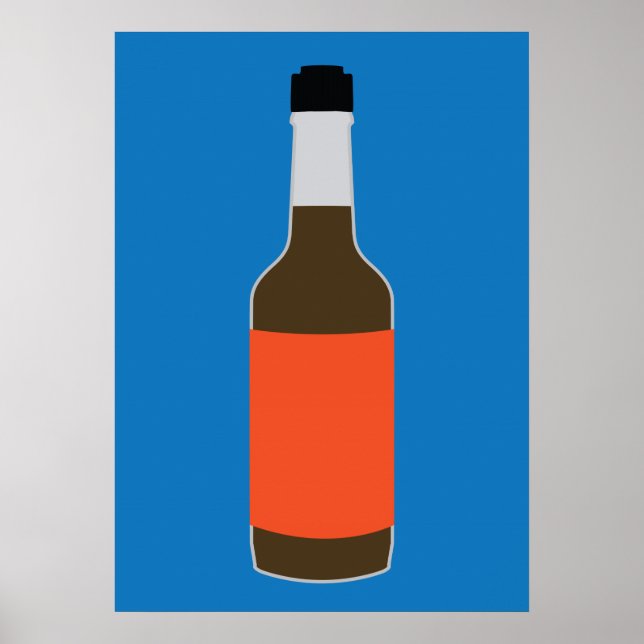 Lea & Perrins Minimalistisch Poster (Vorne)