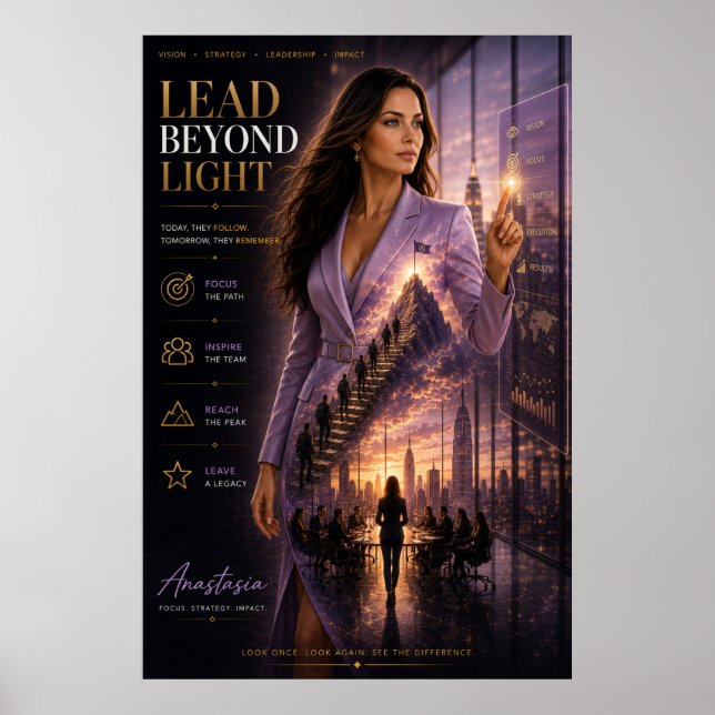 Lead Beyond Light – Executive Leadership Poster (Vorne)