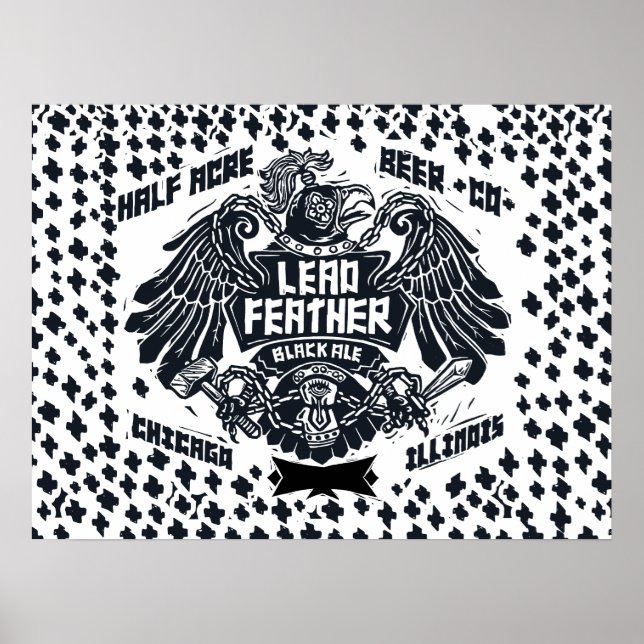 Lead Feather Black Ale Poster (Vorne)