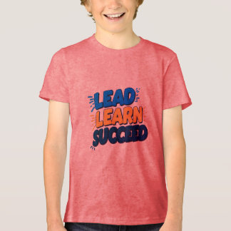 "Lead, Learn, Succeed: Motivierend Men's T - Shirt