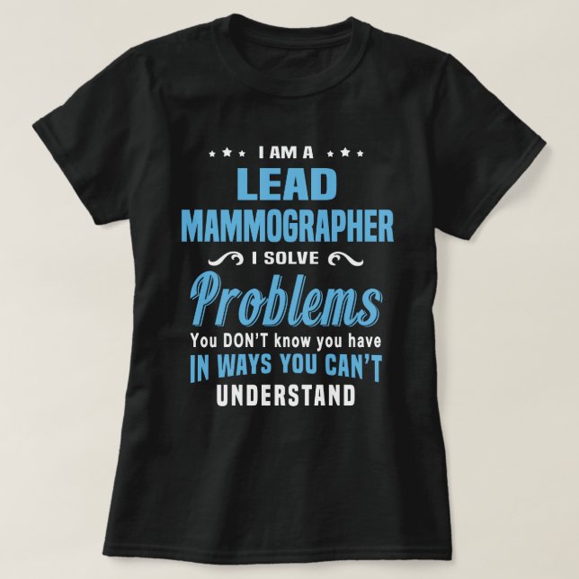 Lead Mammograph T-Shirt (Design vorne)