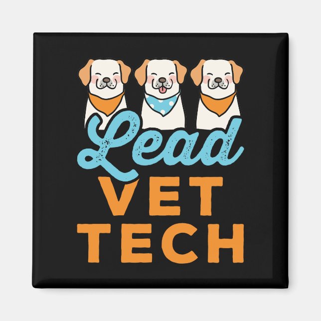 Lead Vet Tech Tierarzt Magnet (Vorne)