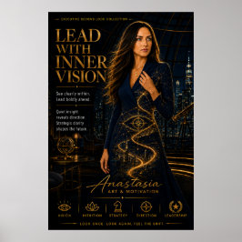 Lead With Inner Vision – Executive Leadership Post Poster