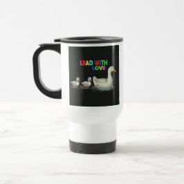 "Lead with Liebe" Reisecoffee-Mug Reisebecher
