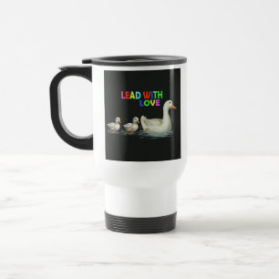 "Lead with Liebe" Reisecoffee-Mug Reisebecher