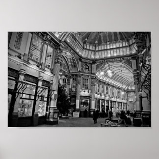 Leadenhall Market City London England Poster