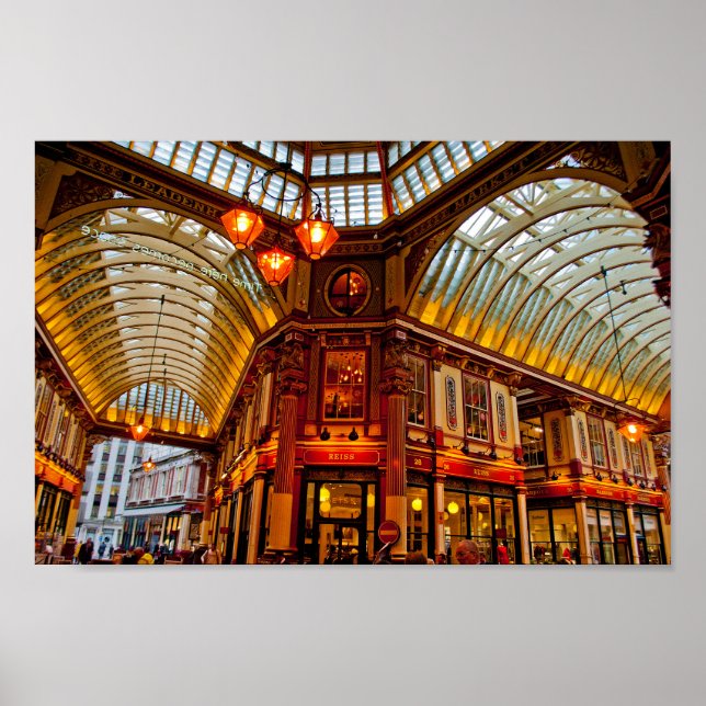 Leadenhall Market City London England Poster (Vorne)