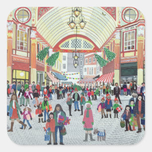 Leadenhall Market Quadratischer Aufkleber