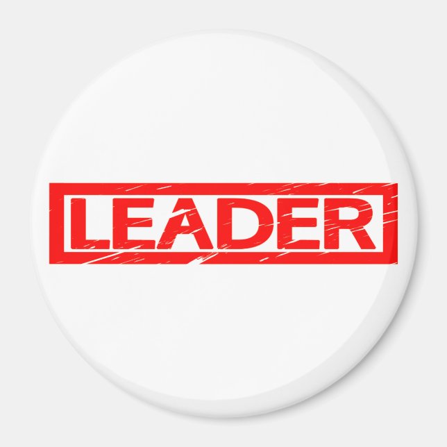 LEADER-Briefmarke Magnet (Vorne)