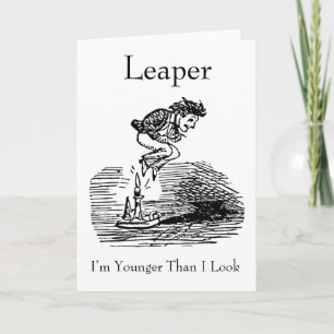 Leader Jahr Geburtstag Karte