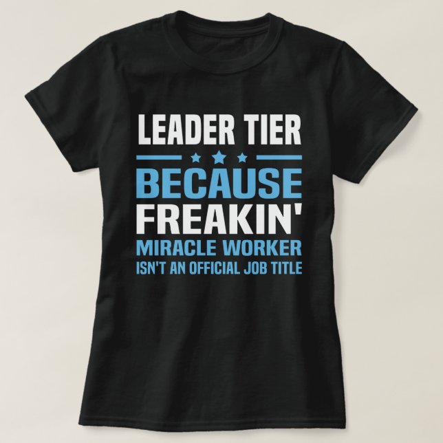 Leader Tier T-Shirt (Design vorne)