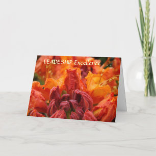 LEADERSHILFE EXCELLENCE Card Orange Rhodie Card Dankeskarte