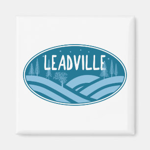Leadville Colorado Außenbereich Magnet