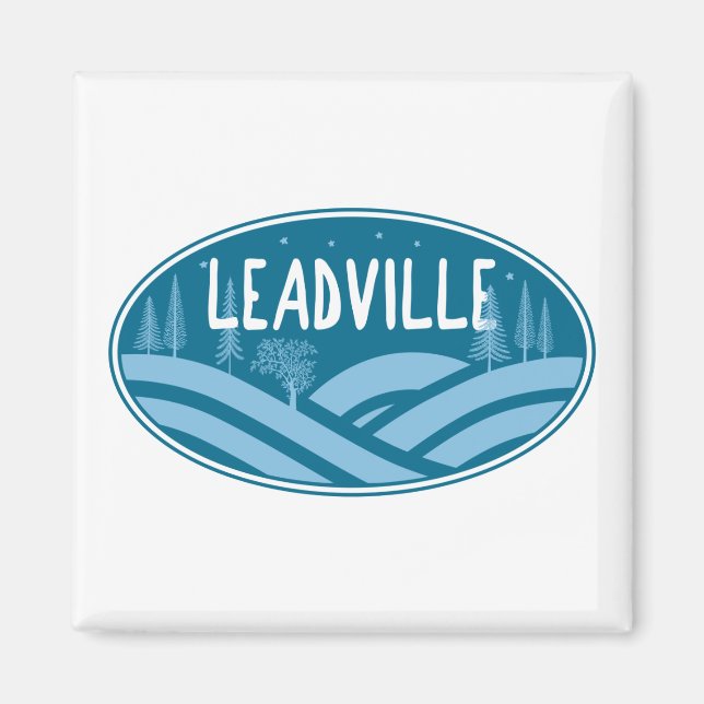 Leadville Colorado Außenbereich Magnet (Vorne)