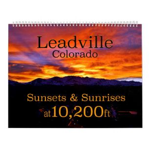 Leadville Colorado Sonnenaufgänge & Sonnenuntergän Kalender
