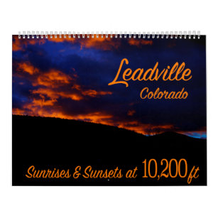 Leadville Colorado Sonnenaufgänge u. Kalender