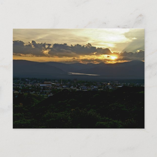 Leadville Sunset Postcard Postkarte (Vorderseite)