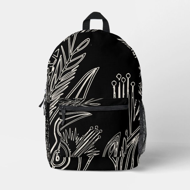 Leaf Bedruckter Rucksack (Vorderseite)