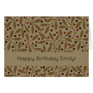 Leaf Berry Classic Hübsches Muster Kunst