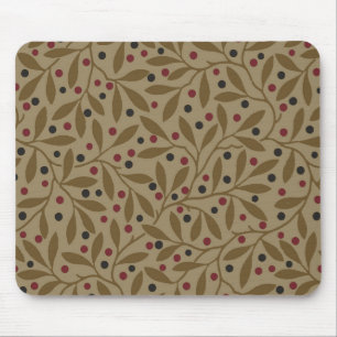 Leaf Berry Classic Hübsches Muster Kunst Mousepad