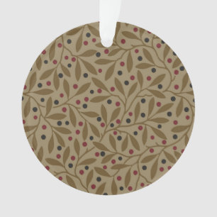 Leaf Berry Classic Hübsches Muster Kunst Ornament