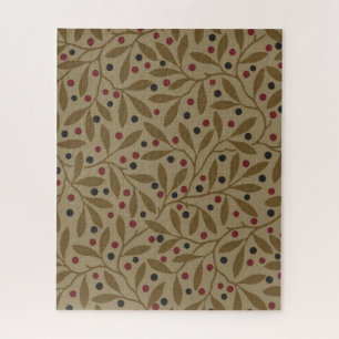 Leaf Berry Classic Hübsches Muster Kunst Puzzle