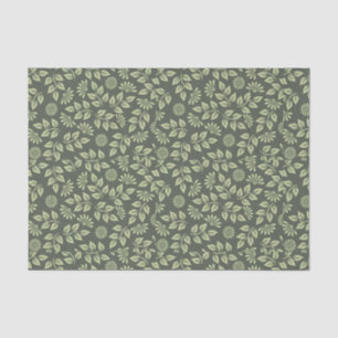 Leaf Blume Muster Sunroom Decoupage Sage Green Seidenpapier
