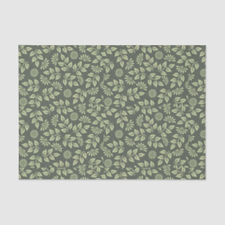 Leaf Blume Muster Sunroom Decoupage Sage Green Seidenpapier