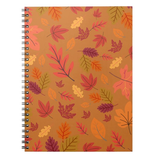 Leaf Collage Notebook – Nature Inspired Journal Notizblock (Vorderseite)