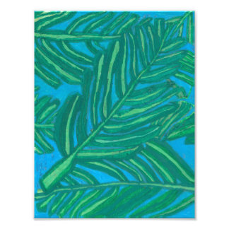 Leaf Day Print Fotodruck