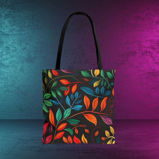 Leaf Design Lge Tote Bag (Von Creator hochgeladen)