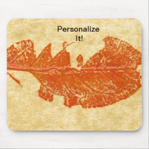 Leaf direkte Relief Natur Prints Mousepad