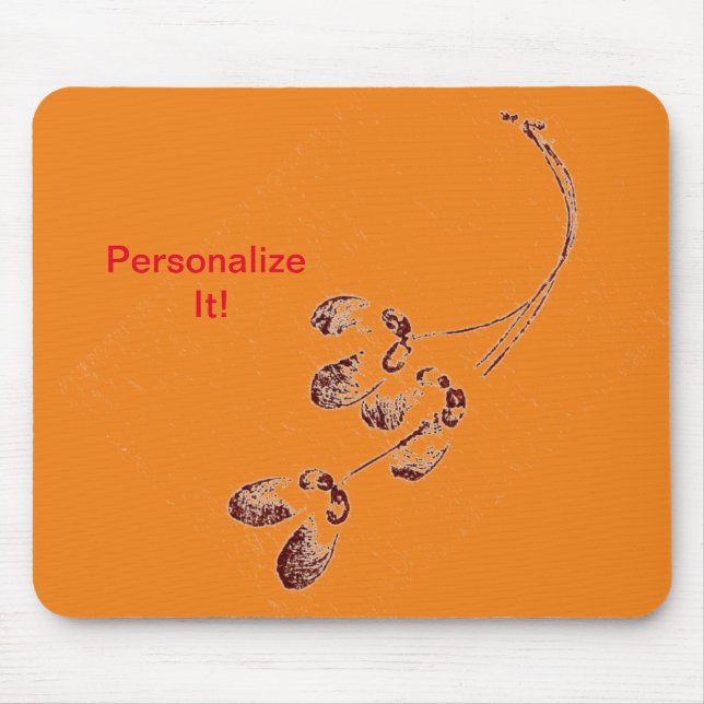 Leaf direkte Relief Natur Prints Mousepad (Vorne)