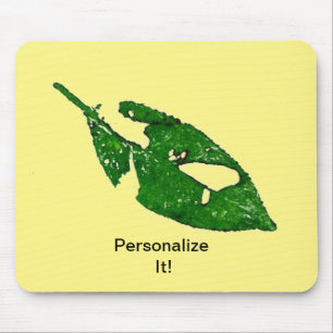 Leaf direkte Relief Natur Prints Mousepad