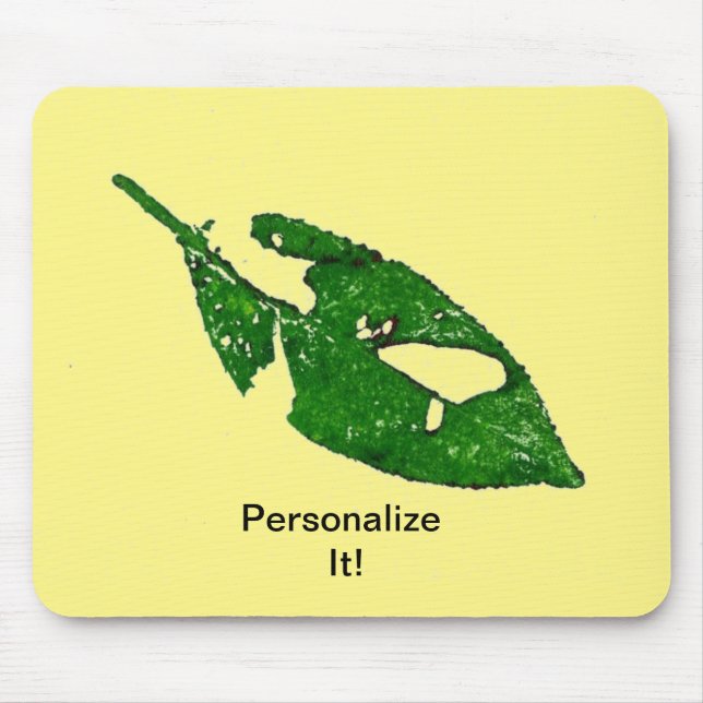 Leaf direkte Relief Natur Prints Mousepad (Vorne)