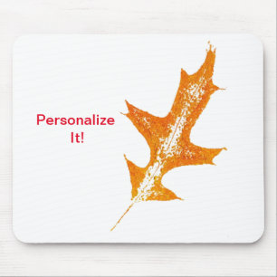 Leaf direkte Relief Natur Prints Mousepad