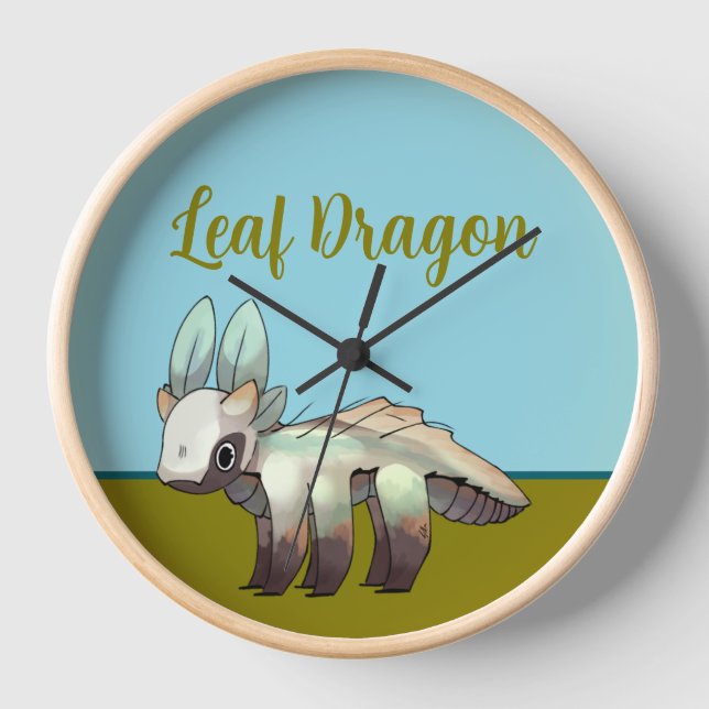 Leaf Dragon Uhr (Vorderseite)